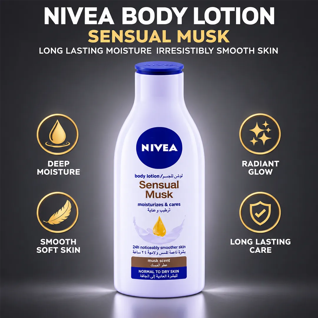 NIVEA BODY LOTION 250ML SENSUAL MUSK