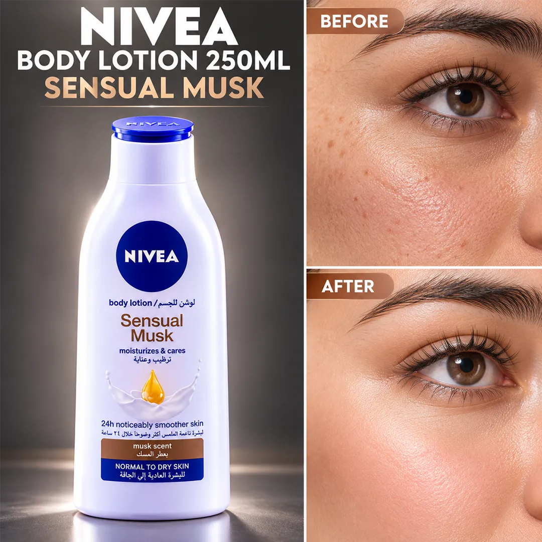 NIVEA BODY LOTION 250ML SENSUAL MUSK