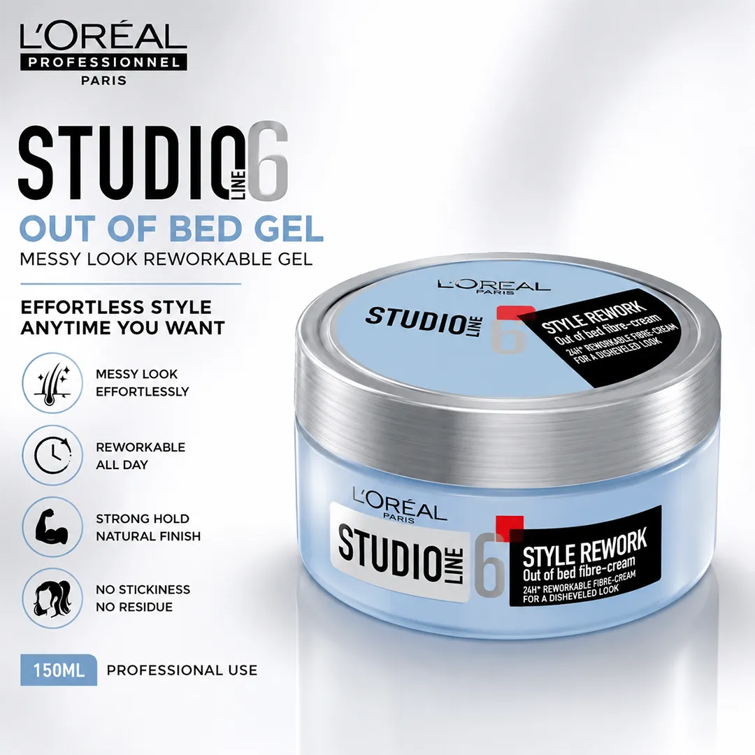 LOREAL OUT OF BED GEL 150ML