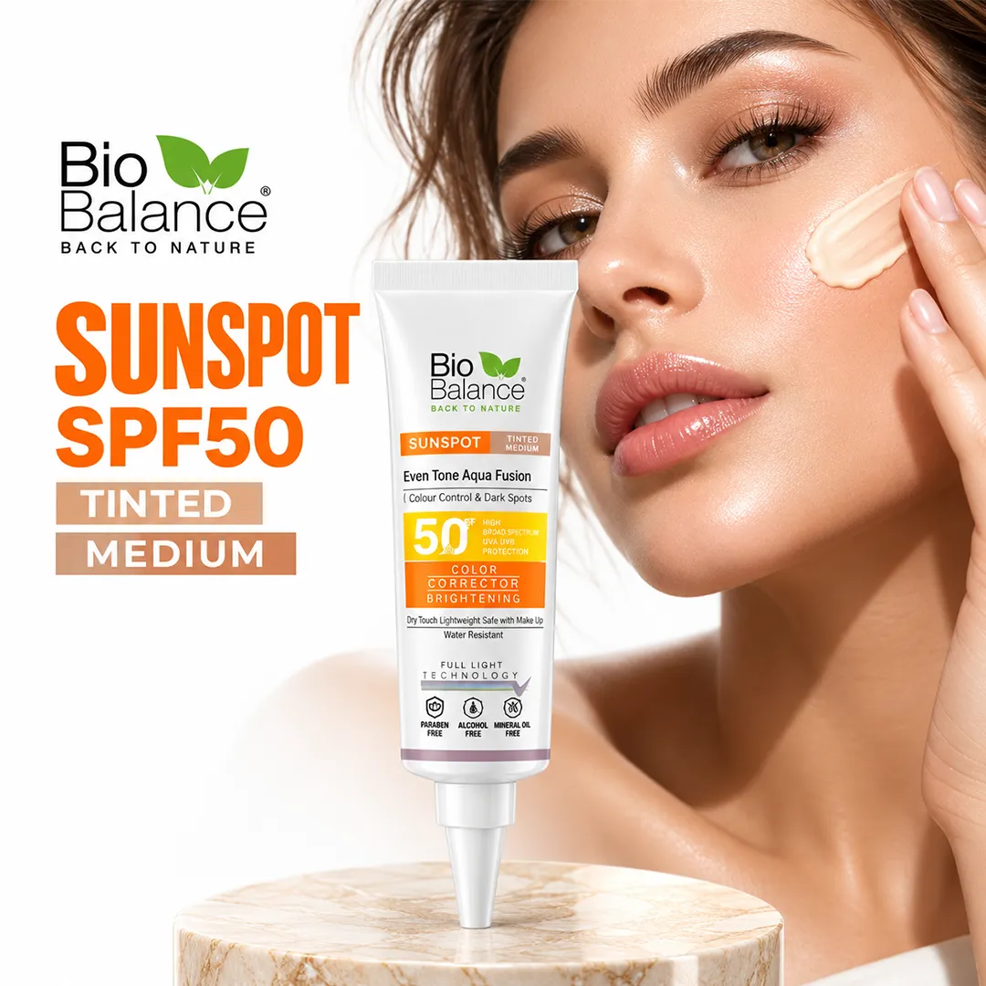 BIO BALANCE SUNSPOT SPF50 TINTED MEDIUM 40ML