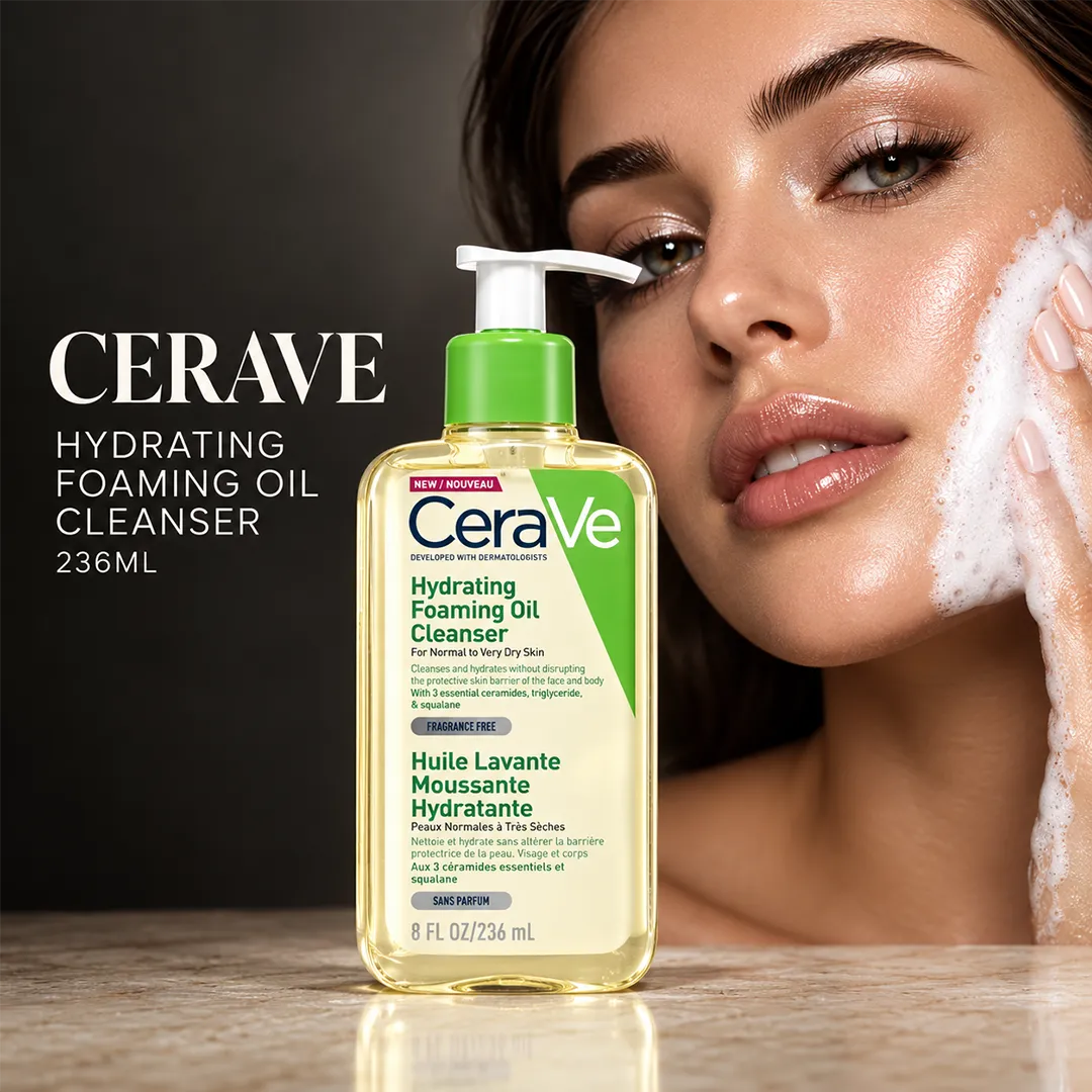 CERAVE UK HYDRATING FOAMING OIL CLEANSER 236ML