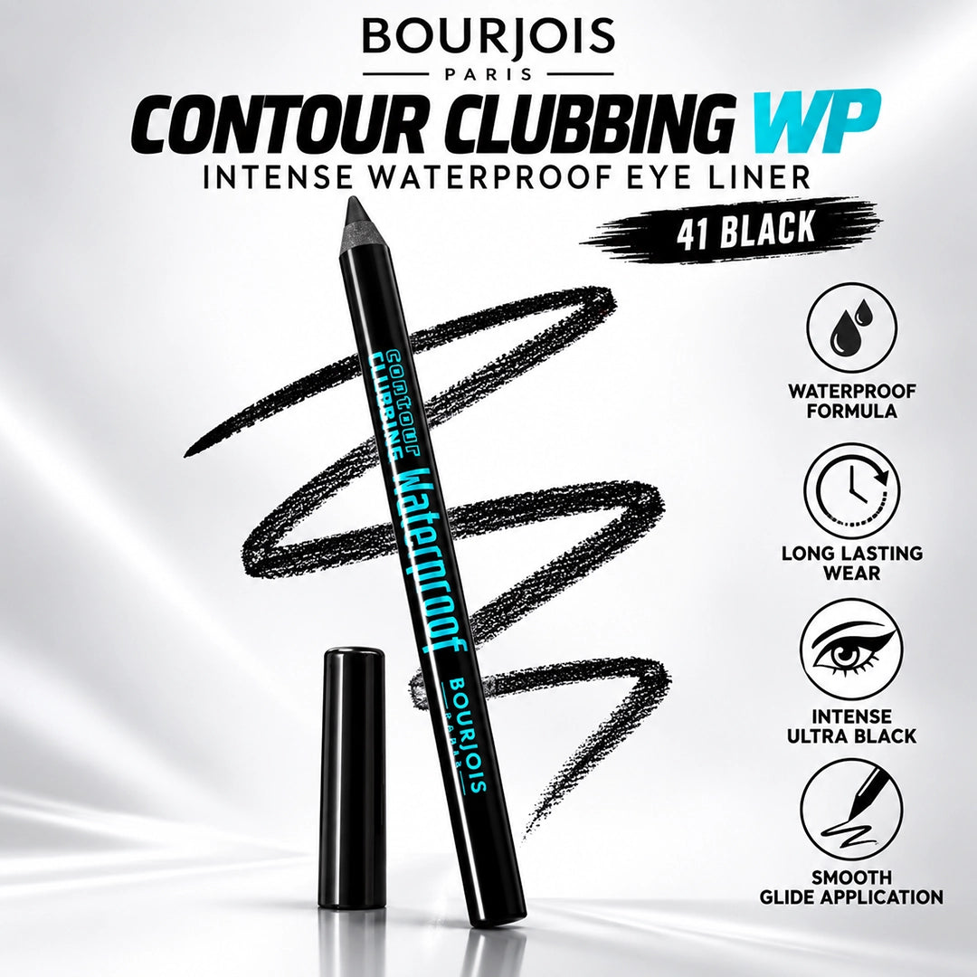 BOURJOIS EYELINER CONTOUR CLUBBING WP 41 BLACK