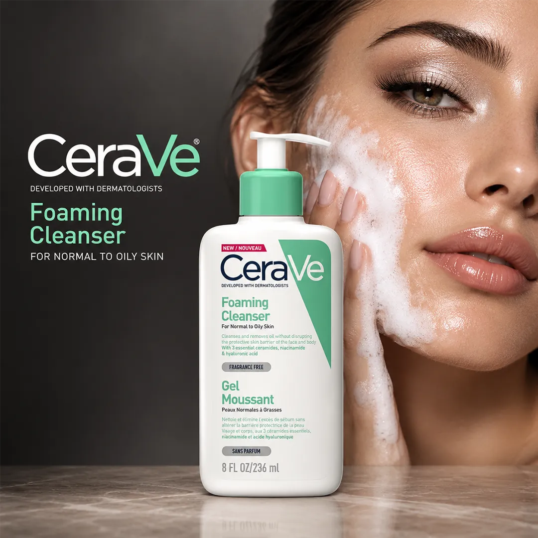 CERAVE UK FOAMING CLEANSER 236ML