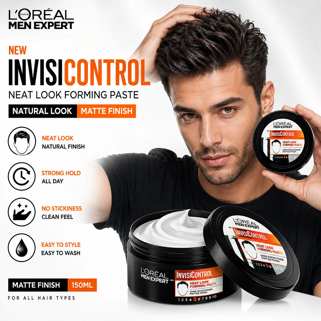 LOREAL MEN EXPERT HAIR CREAM 150ML INVSI CONTROL