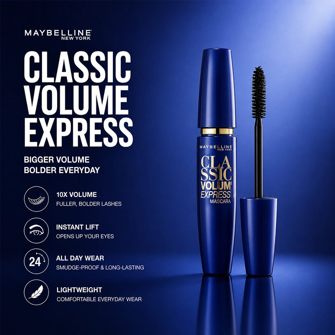 MAYBELLINE MASCARA CLASSIC VOLUME EXPRESS (1629)