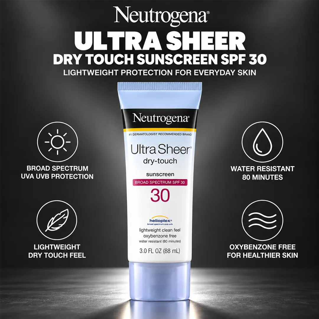 NEUTROGENA SUNSCREEN ULTRA SHEER DRY TOUCH SPF30 88ML
