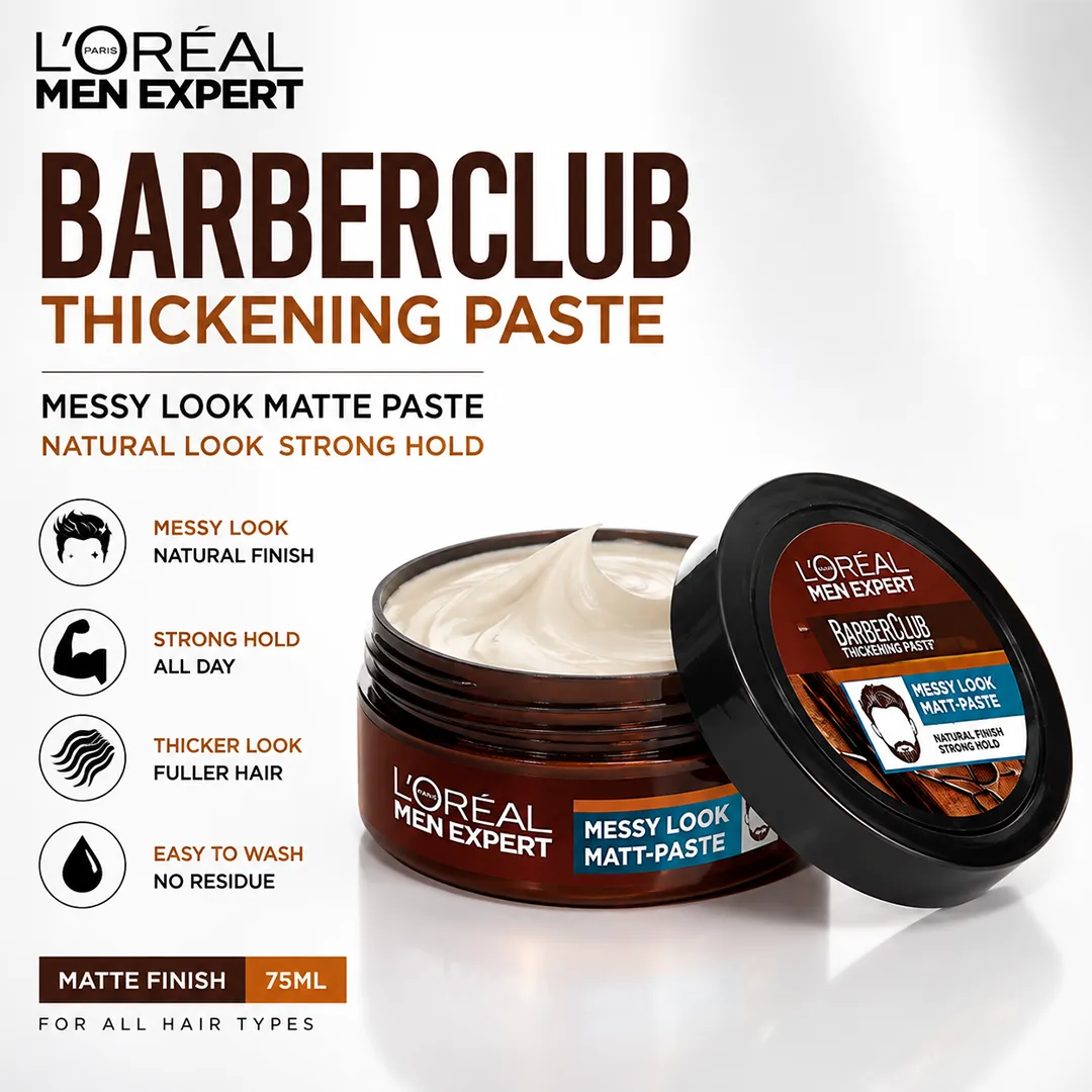 LOREAL MEN EXPERT BARBER CLUB THICKENING PASTE