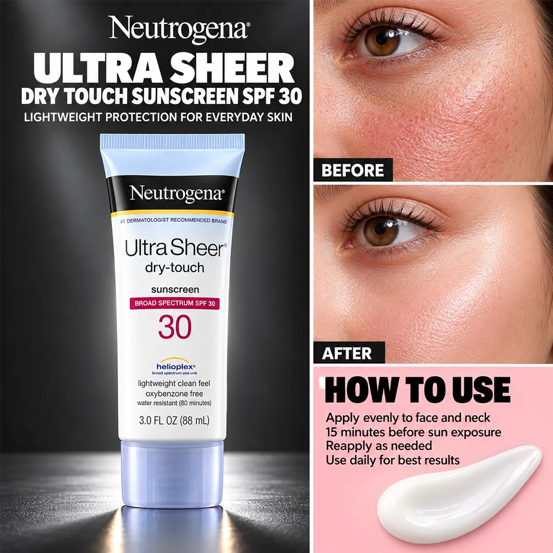 NEUTROGENA SUNSCREEN ULTRA SHEER DRY TOUCH SPF30 88ML