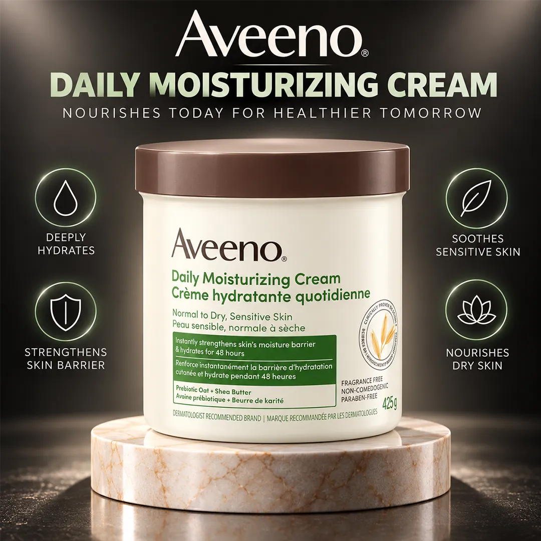 AVEENO DAILY MOISTURIZING CREAM 425G