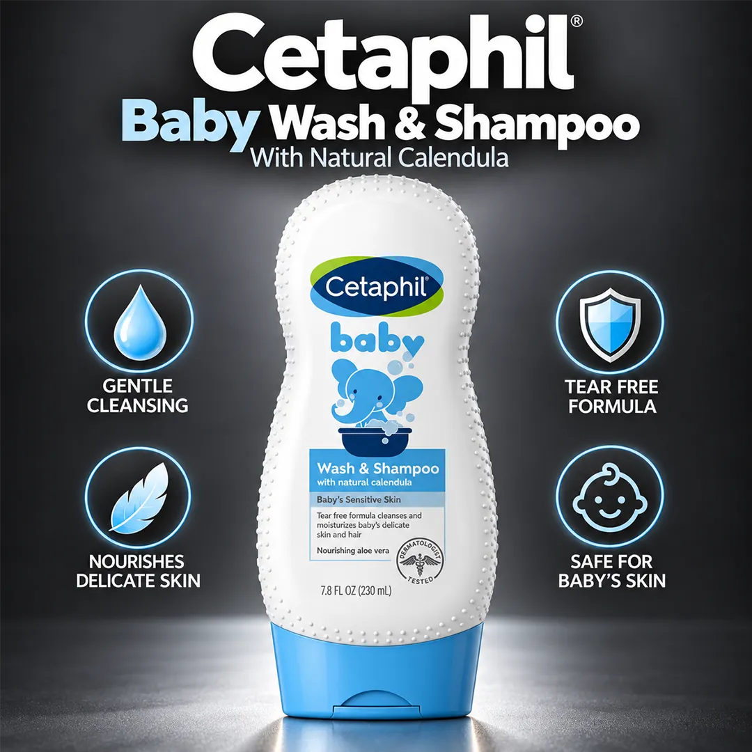 CETAPHIL BABY WASH & SHAMPOO 230ML