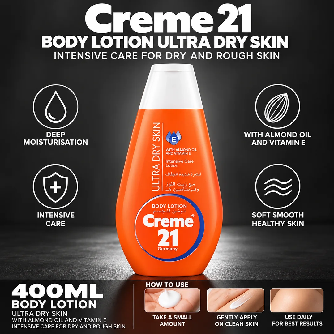CREME 21 BODY LOTION 400ML ULTRA DRY SKIN