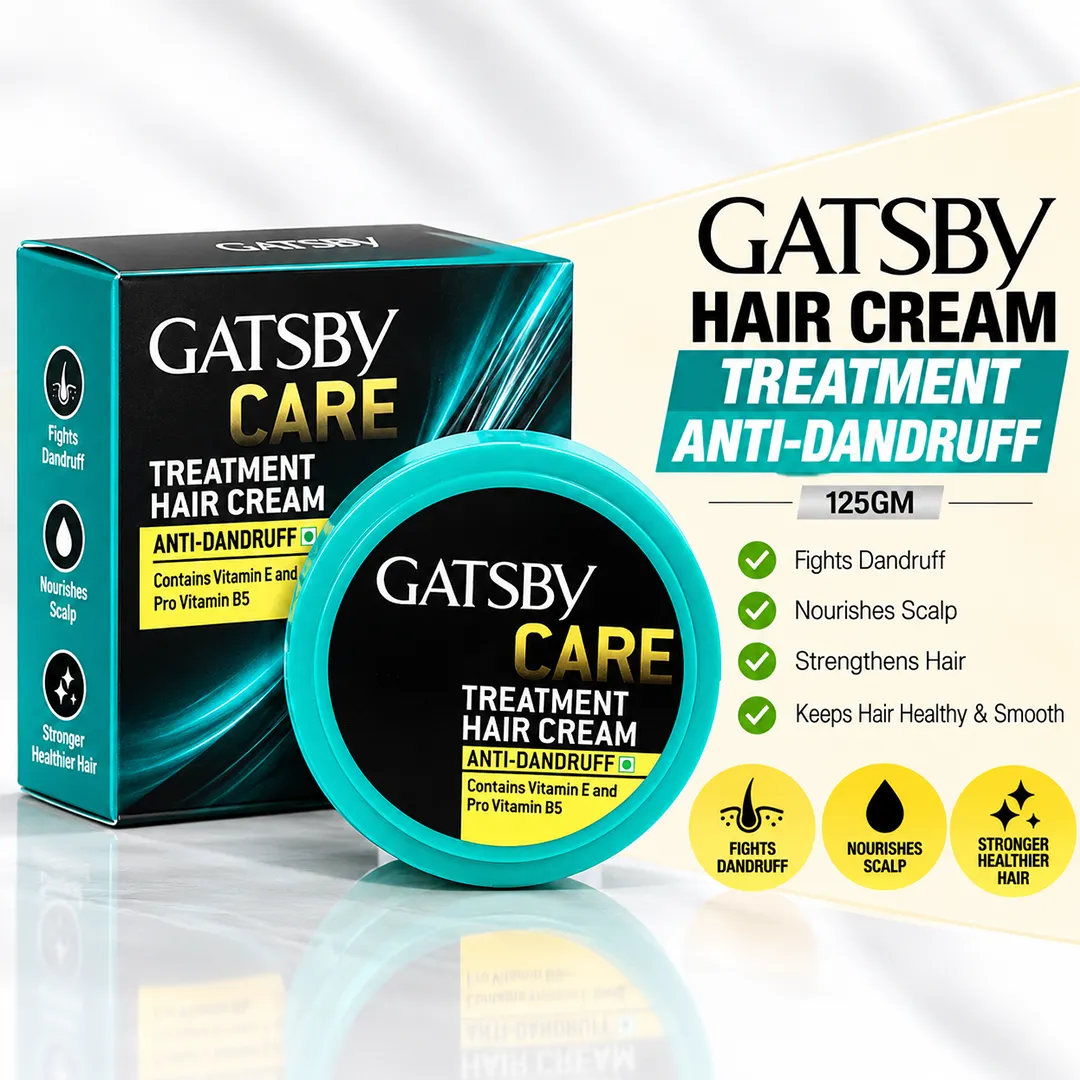 GATSBY HAIR CREAM 125GM TREATMENT ANTIDANDRUFF