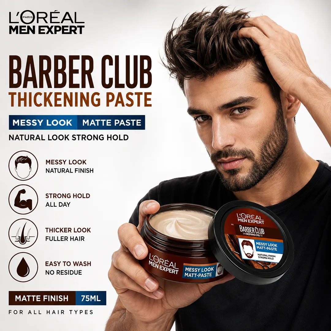 LOREAL MEN EXPERT BARBER CLUB THICKENING PASTE