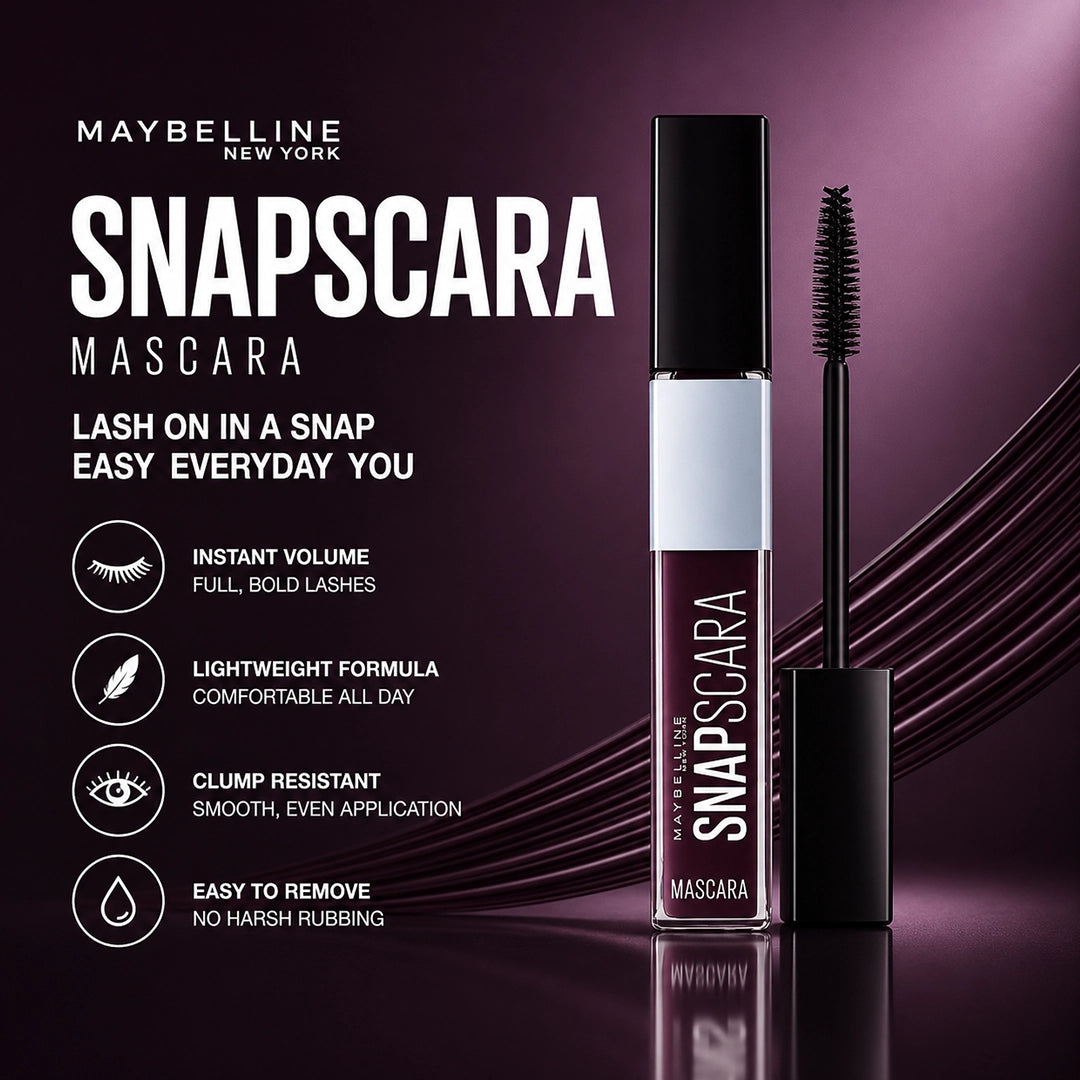 MAYBELLINE MASCARA 95ML SNAPSCARA