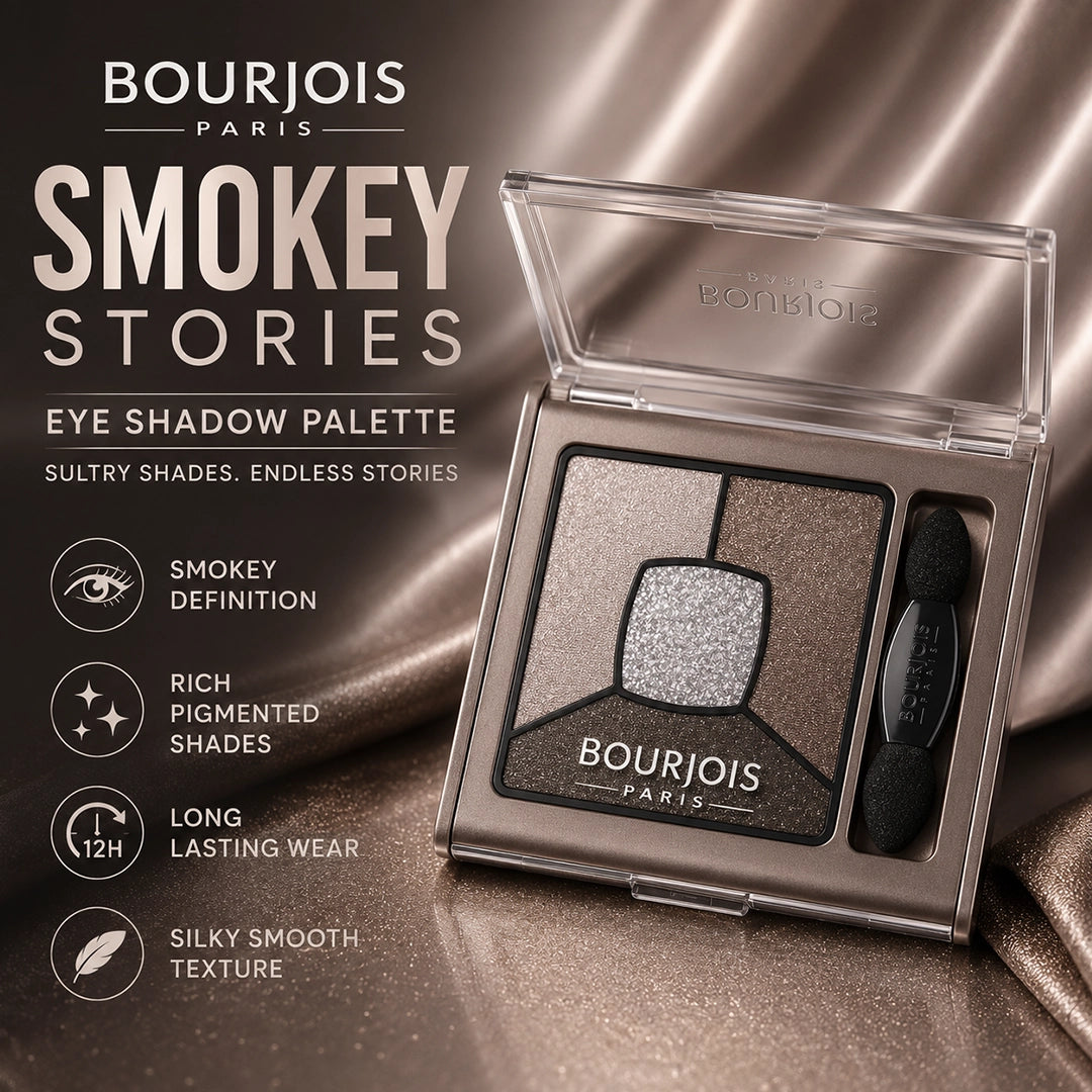 BOURJOIS EYE SHADOW PALETTE SMOKEY STORIES