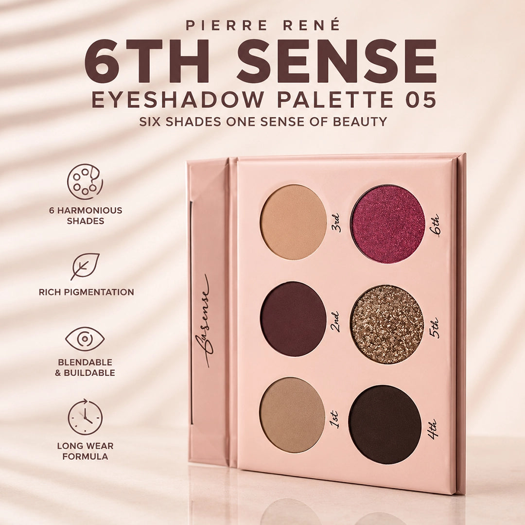 PIERRE RENE 6TH SENSE EYESHADOW PALETTE 05