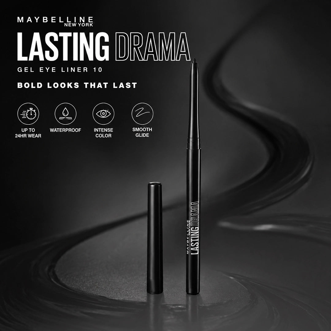 MAYBELLINE LASTING DRAMA GEL EYE LINER 10