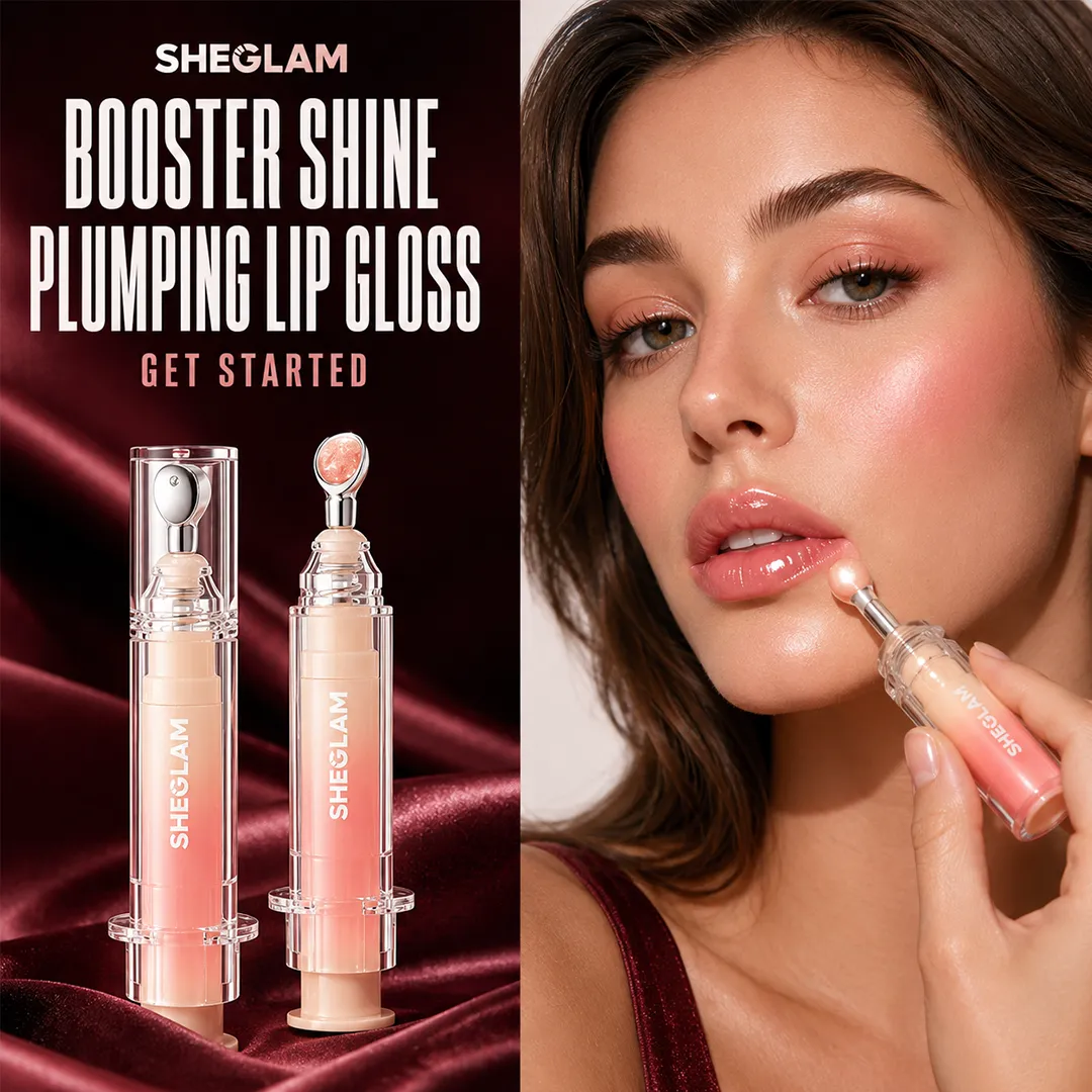 SHEGLAM BOOSTER SHINE PLUMPING LIP GLOSS GET STARTED