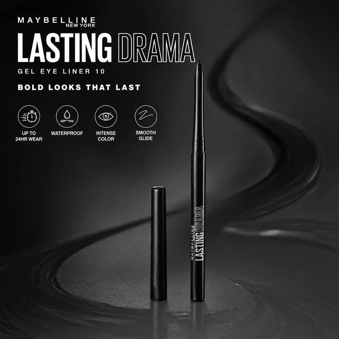 MAYBELLINE LASTING DRAMA GEL EYE LINER 10