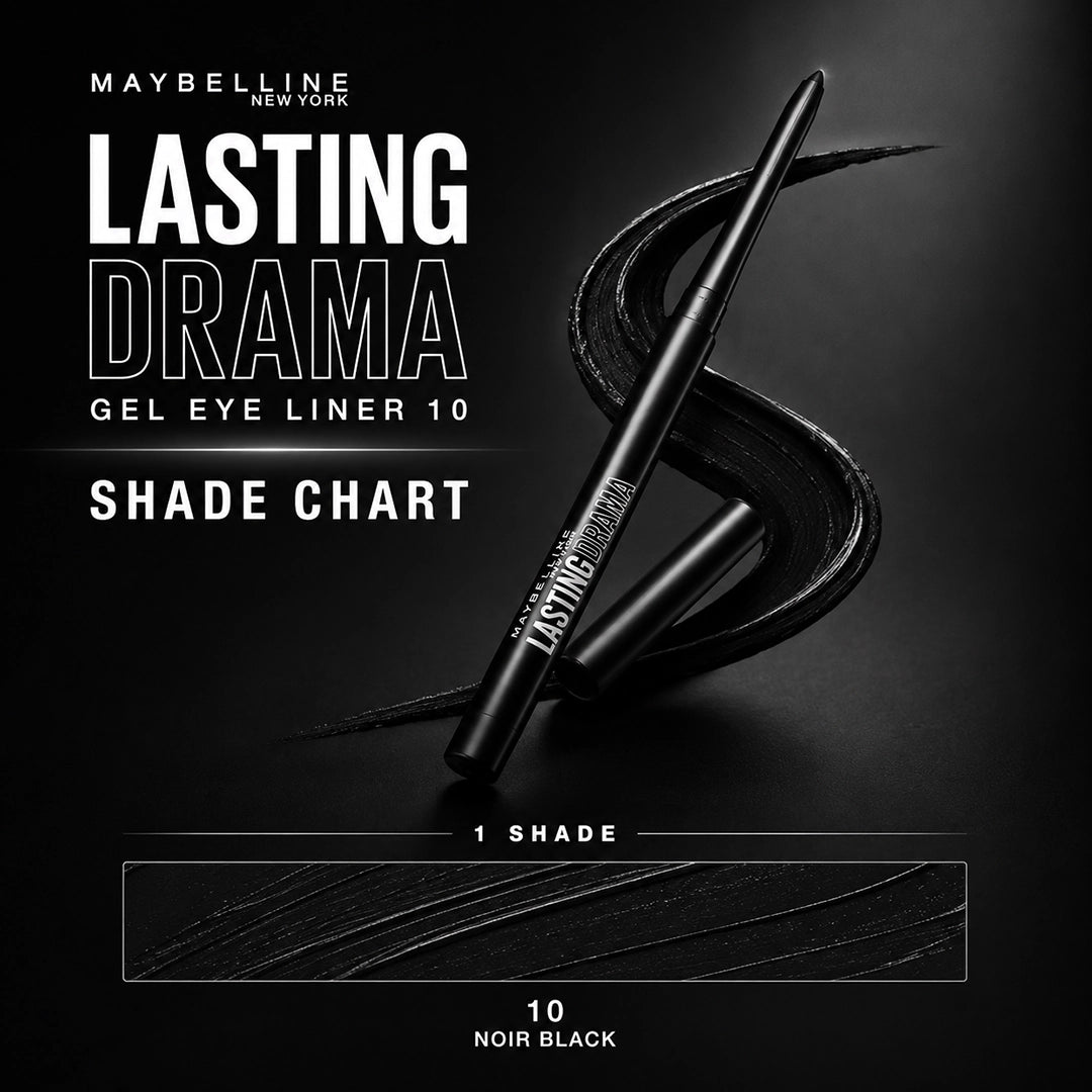 MAYBELLINE LASTING DRAMA GEL EYE LINER 10