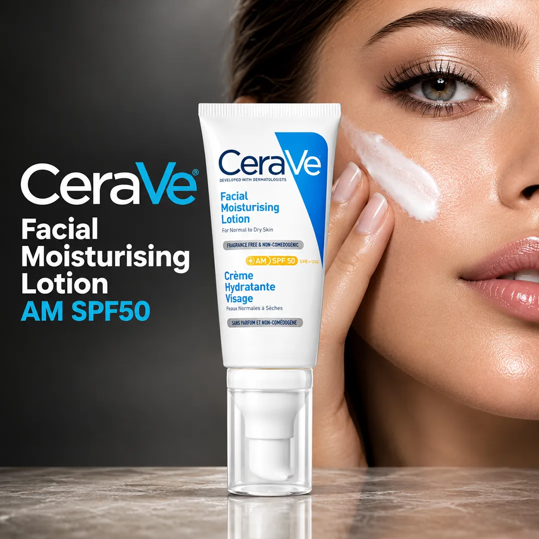 CERAVE UK FACIAL MOISTURISING LOTION AM SPF50 52ML