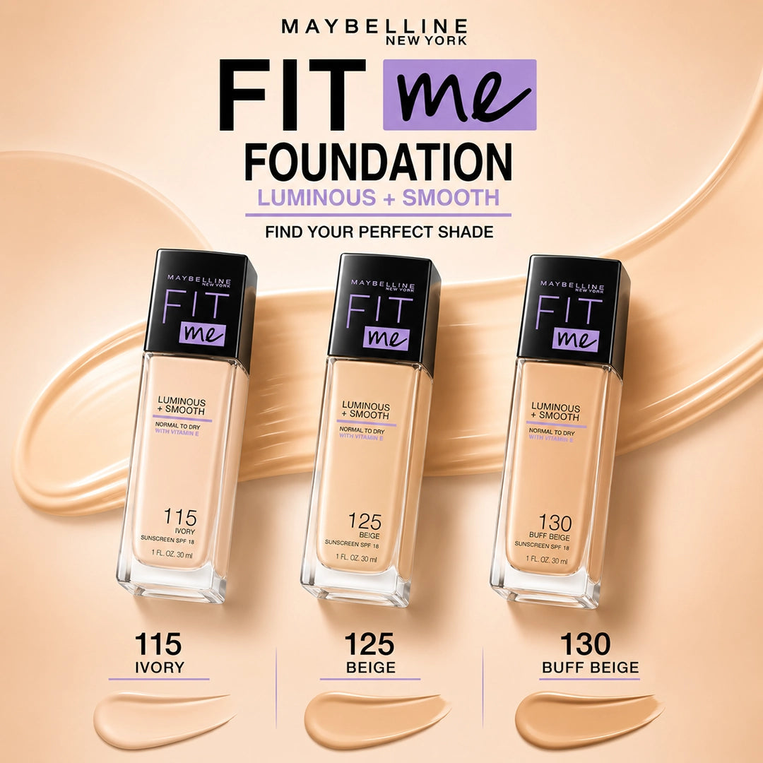 MAYBELLINE FIT ME FOUNDITION LUMINOUS