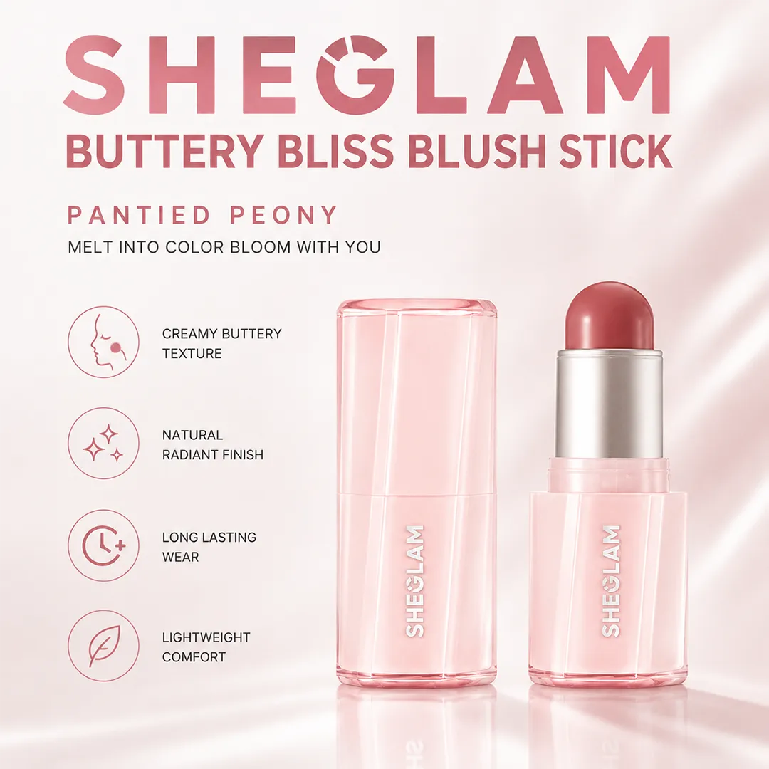 SHEGLAM BUTTERY BLISS BLUSH STICK PANTIED PEONY 6G