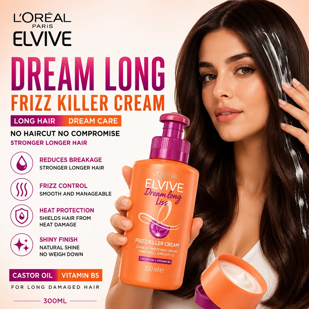 LOREAL ELVIVE 300ML DREAM LONG LESS HAIR CREAM