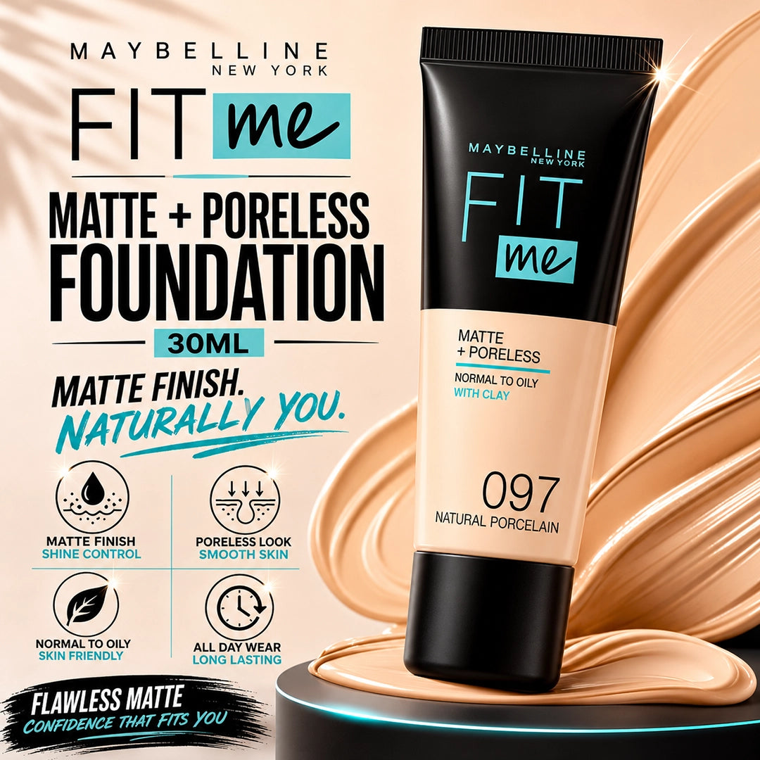 MAYBELLINE FIT ME FOUNDATION MATTE 30ML