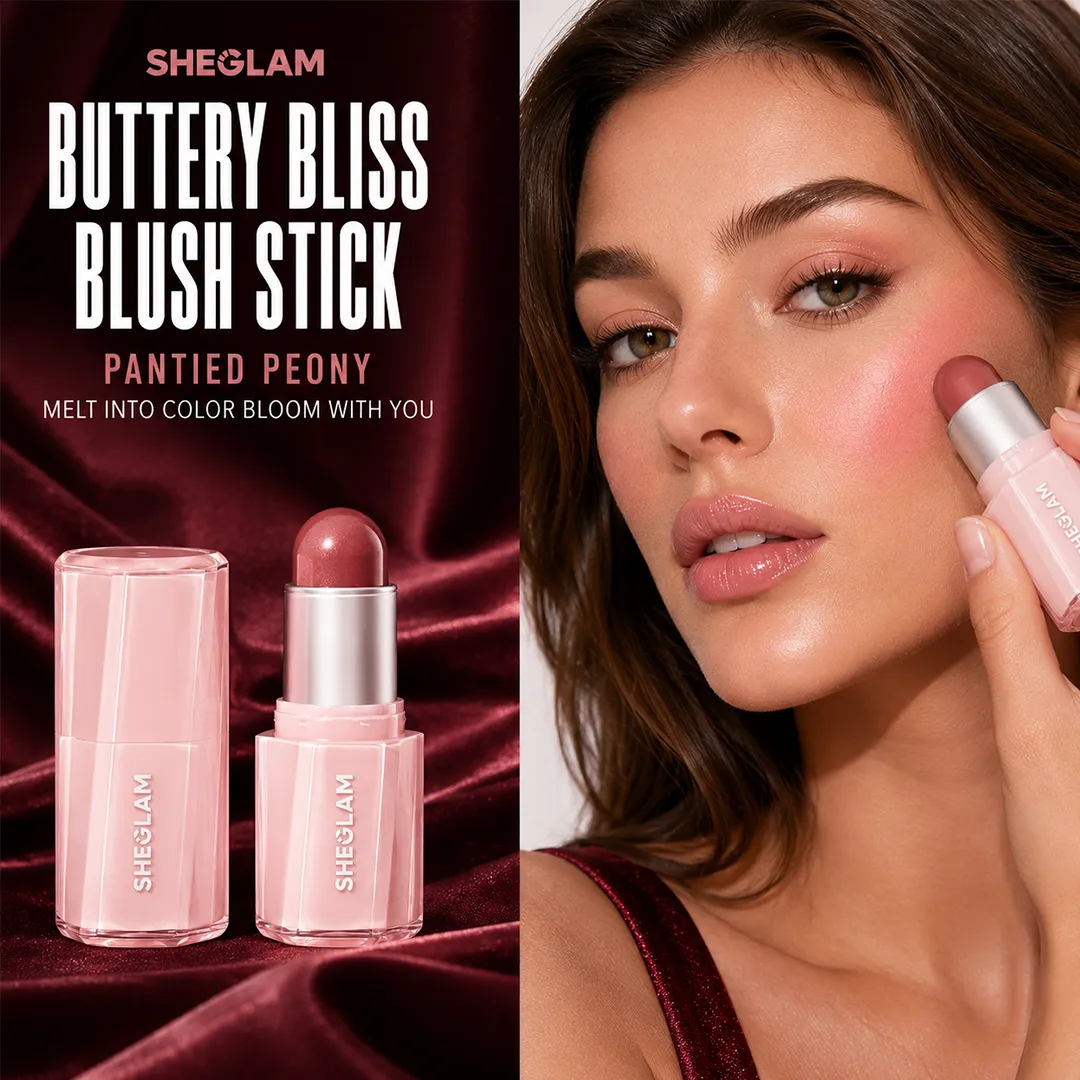 SHEGLAM BUTTERY BLISS BLUSH STICK PANTIED PEONY 6G