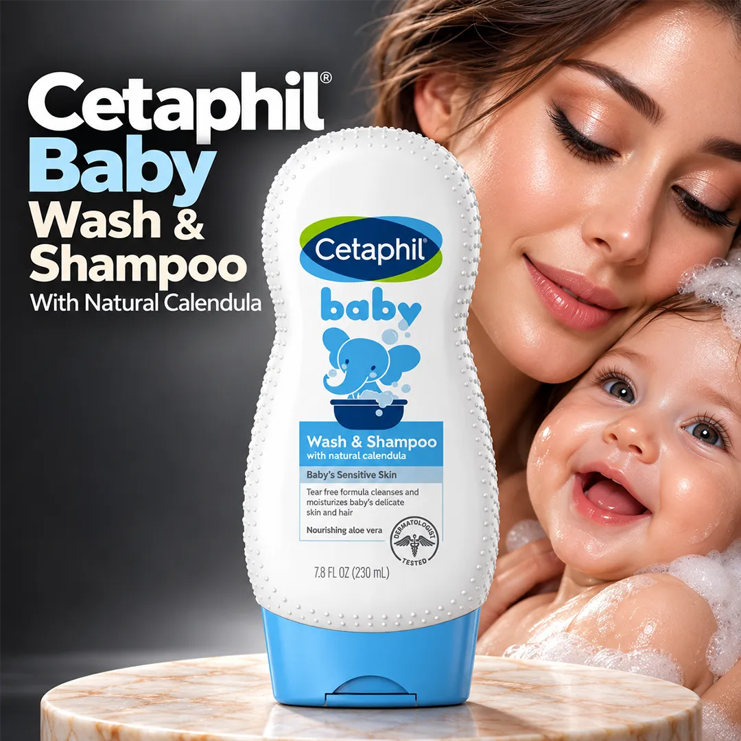 CETAPHIL BABY WASH & SHAMPOO 230ML