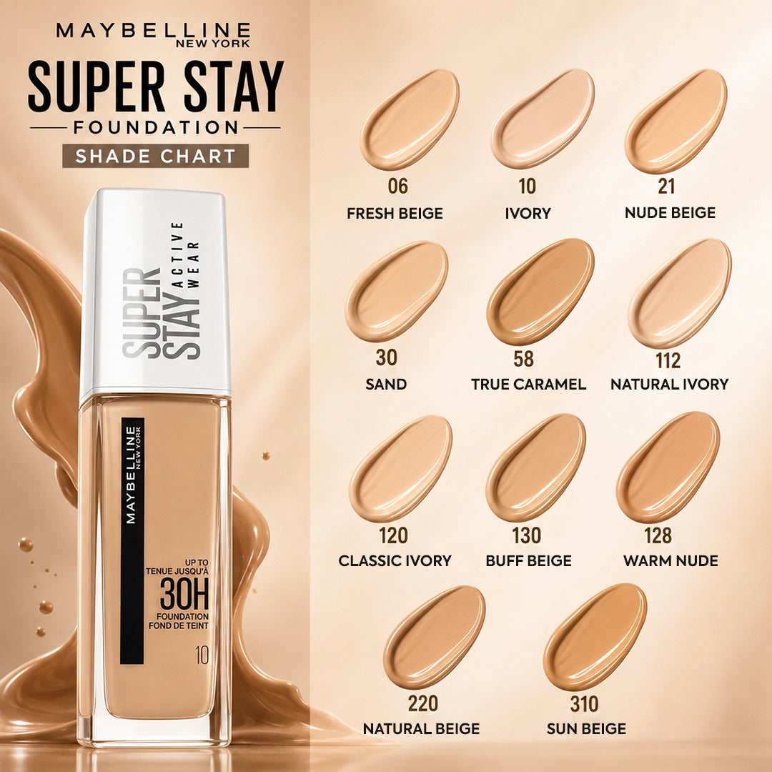 MAYBELLINE SUPER STAY FOUNDATION