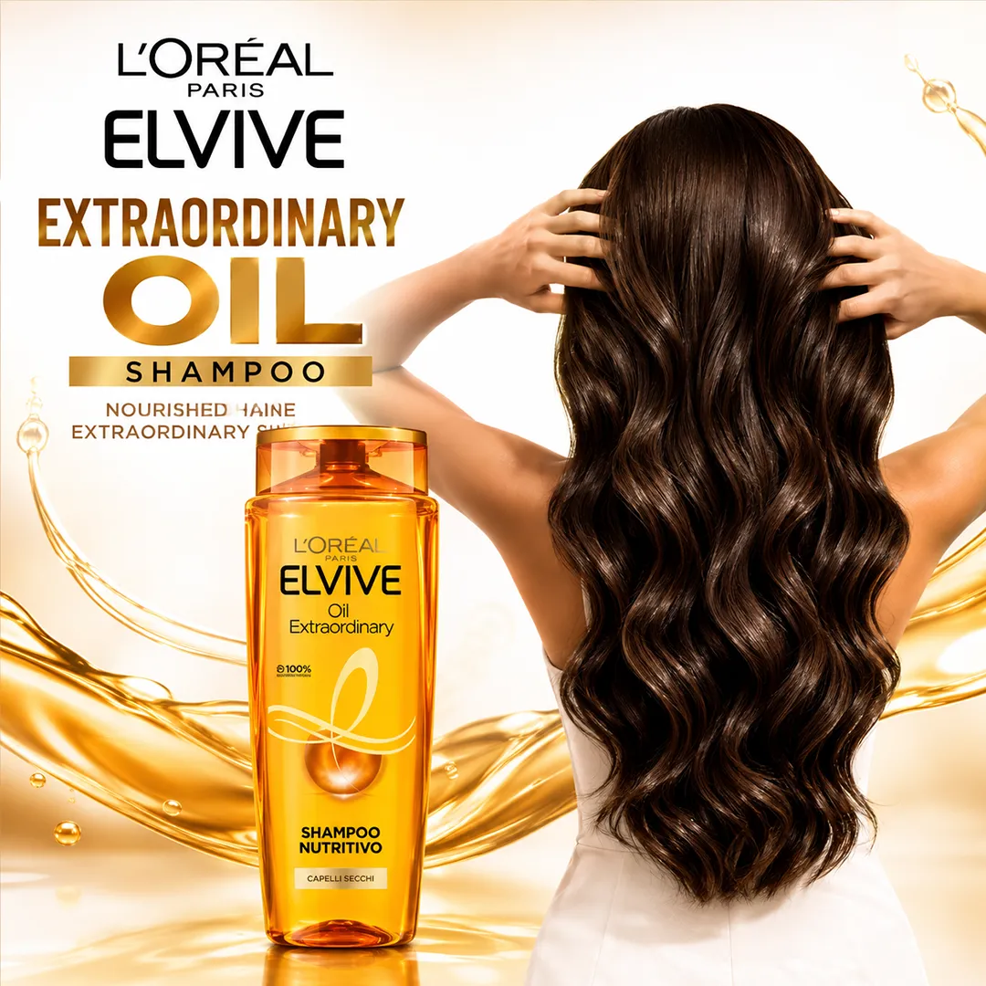 LOREAL ELVIVE EXTRAORDNIARY OIL SHAMPOO 400ML
