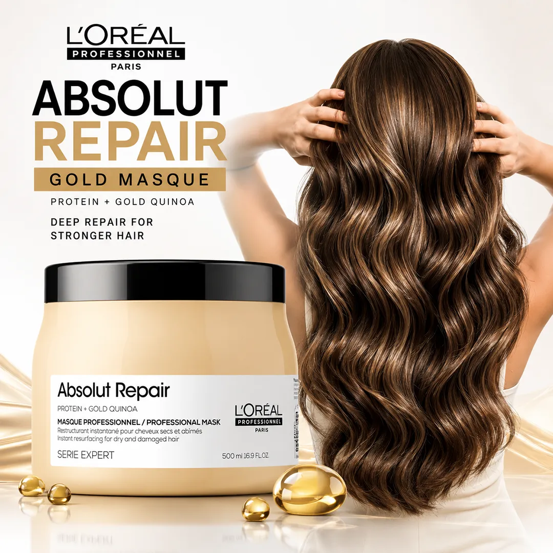 LOREAL PRO ABSOLUT REPAIR GOLD MASQUE 500ML