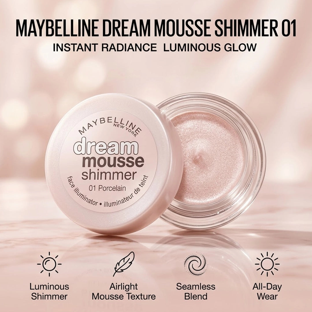 MAYBELLINE DREAM MOUSSE SHIMMER 01
