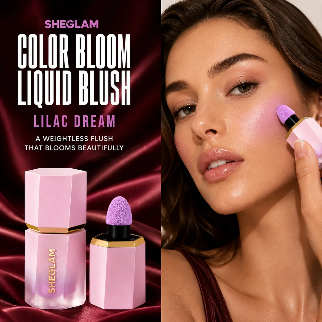 SHEGLAM COLOR BLOOM LIQUID BLUSH LILAC DREAM
