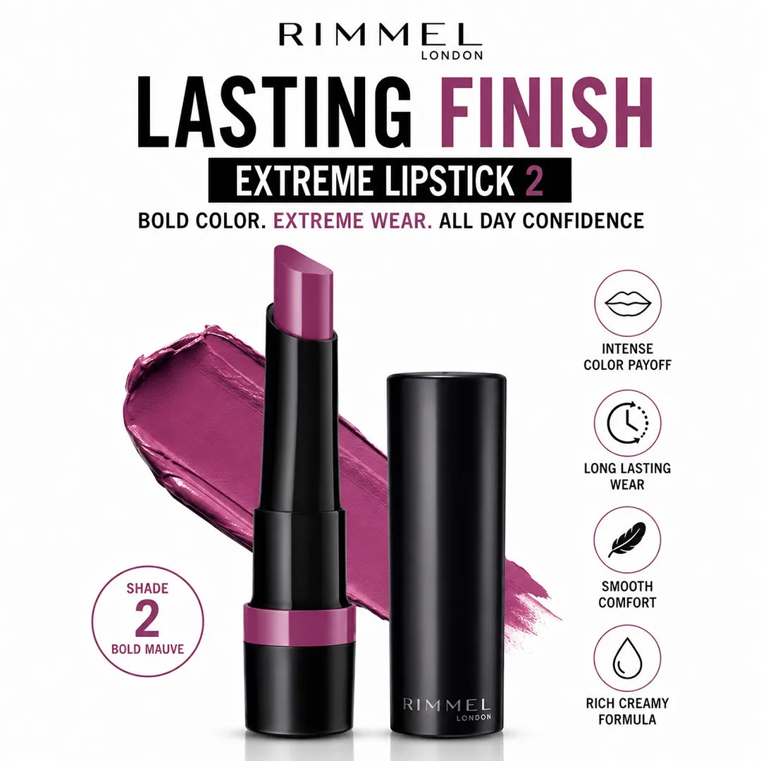 RIMMEL LASTING FINISH EXTREME LIPSTICK 2