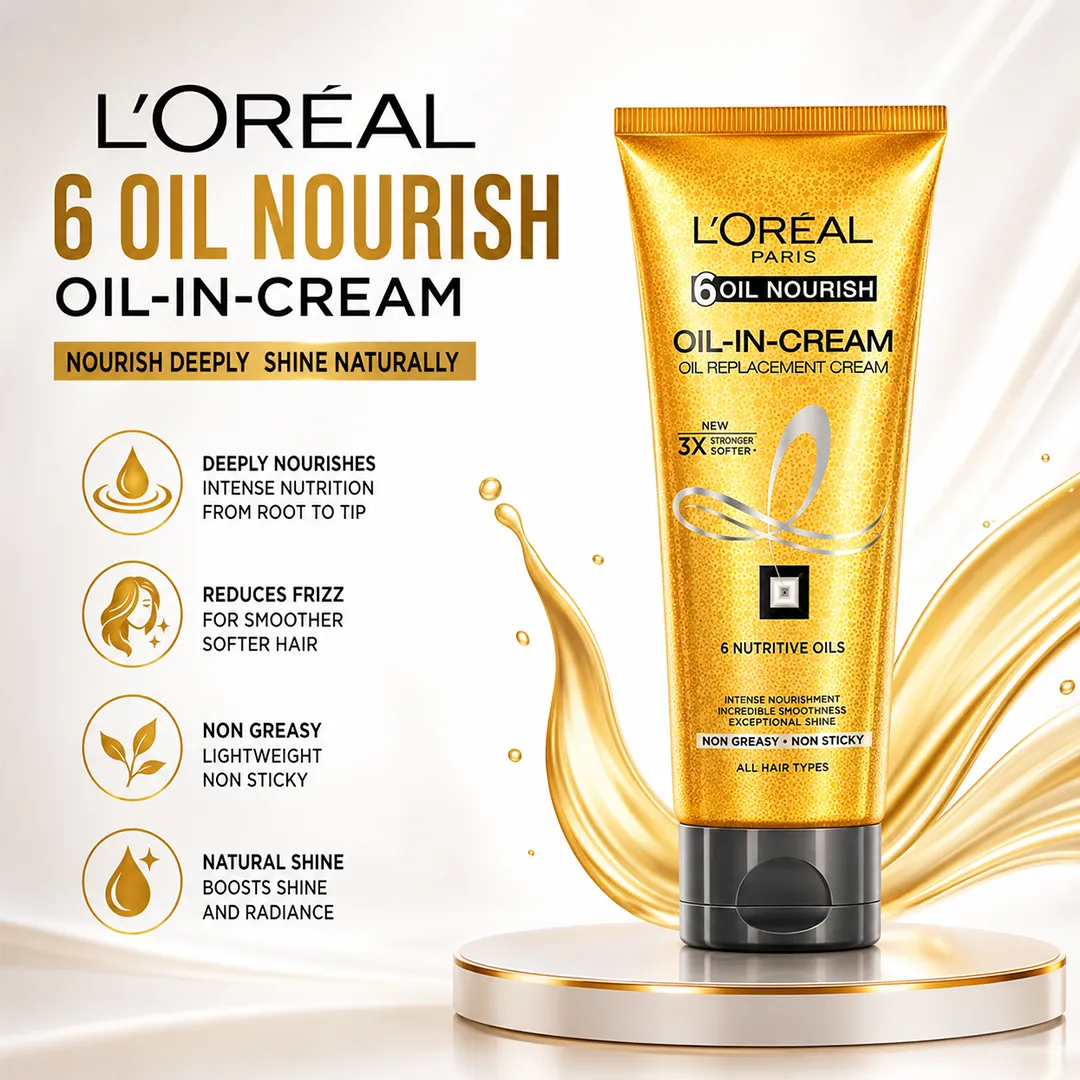 LOREAL 6 OIL NOURISH OIL IN CREAM 200ML