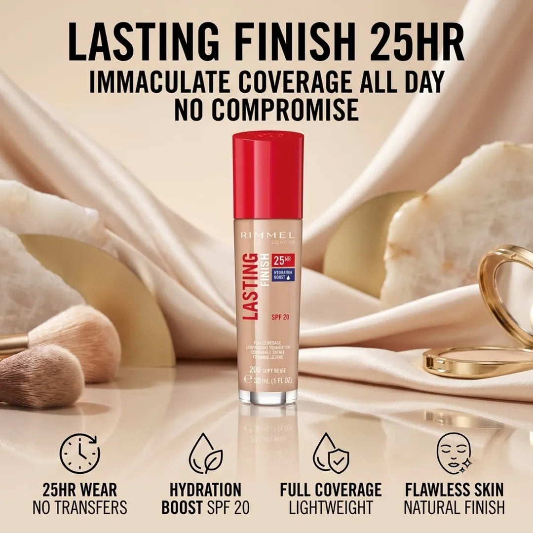 RIMMEL LASTING FINISH 25 HR FOUNDATION