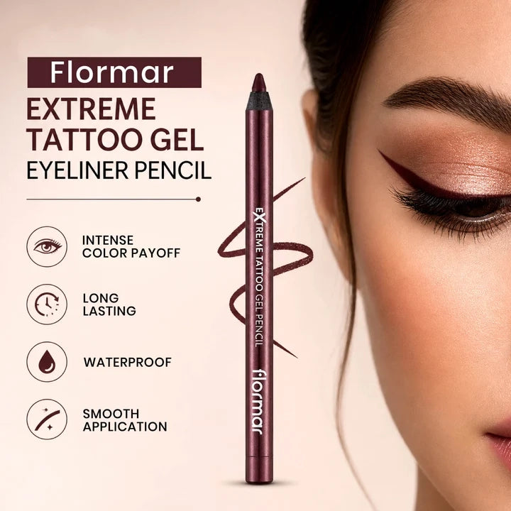 FLORMAR EYELINER PENCIL EXTREME TATTOO GEL