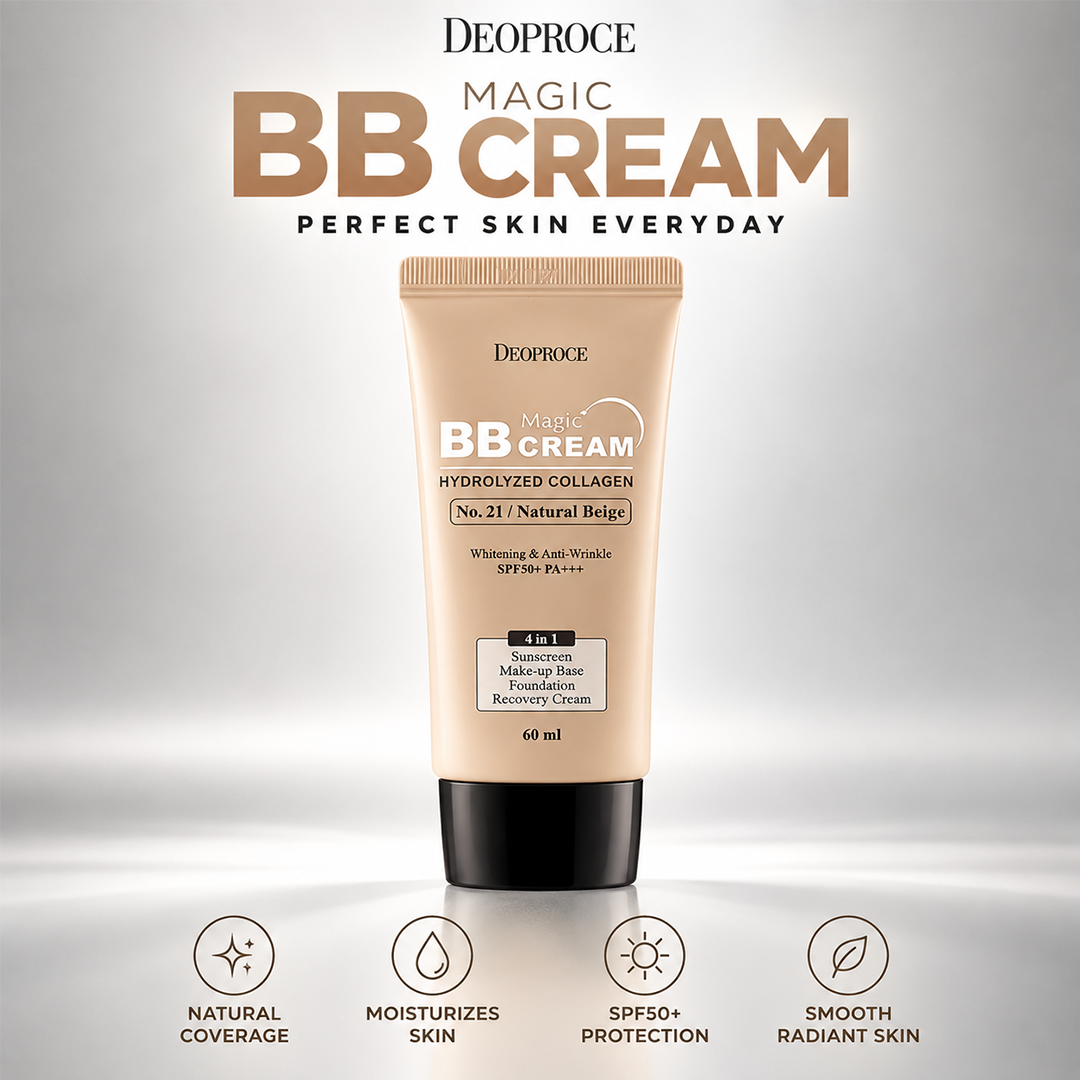 DEOPROCE BB BREAM MAGIC 4IN1 SPF50+ NO 21 NATURAL BEIGE 60ML