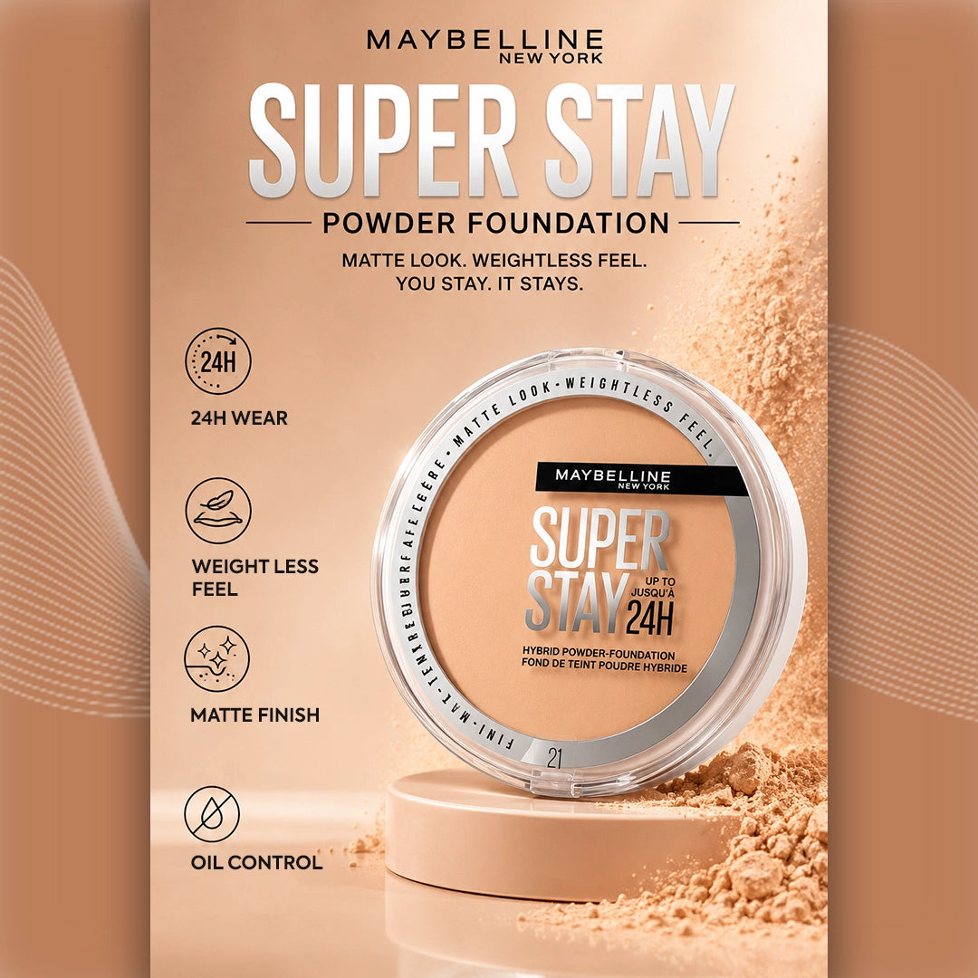 MAYBELLINE SUPER STAY POWDER FOUNDATION
