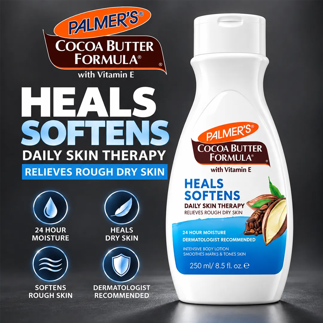 PALMERS CBF BODY LOTION 250ML HEALS SOFTENS