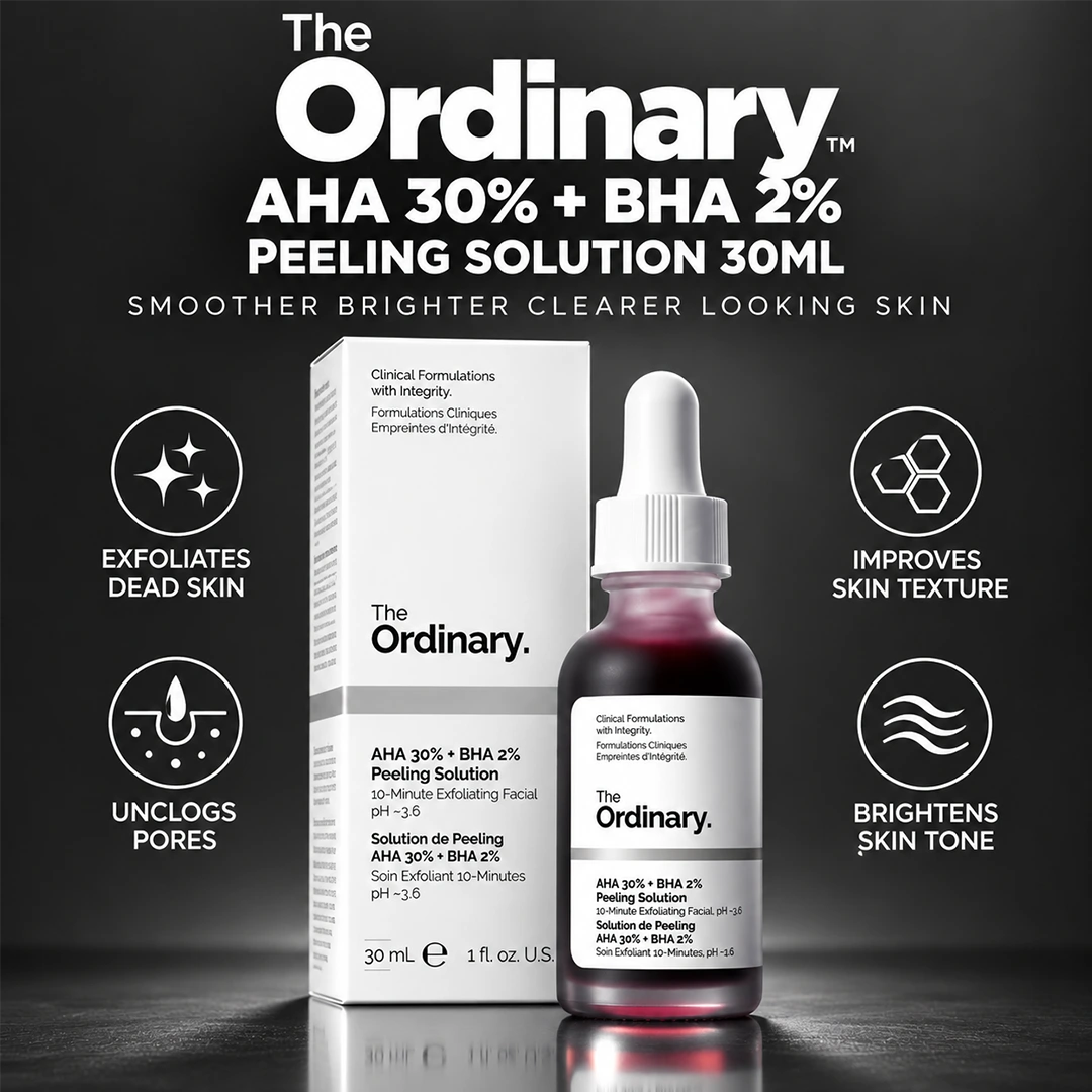 THE ORDINARY AHA 30% + BHA 2% PEELING SOLUTION 30ML