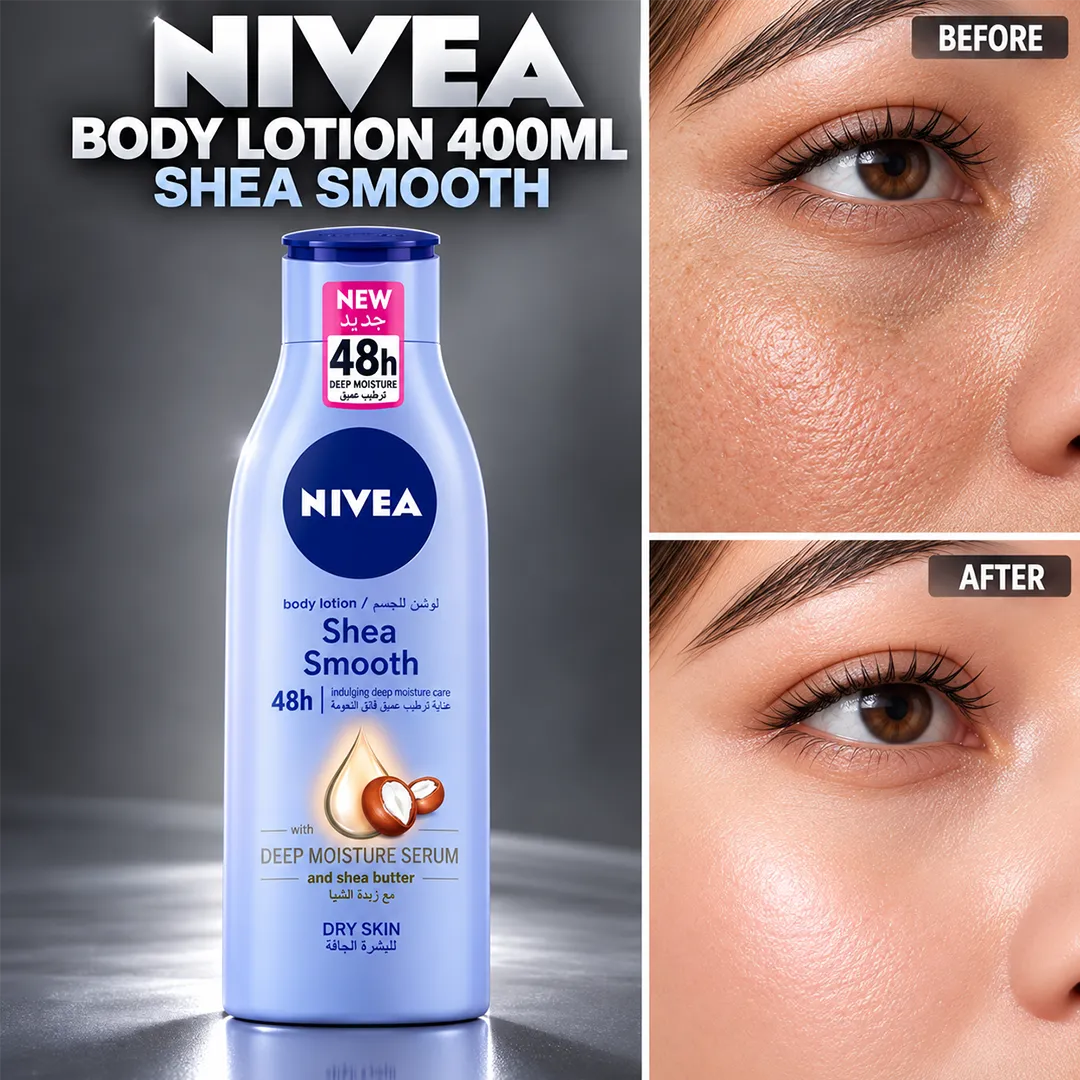 NIVEA BODY LOTION 400ML SHEA SMOOTH