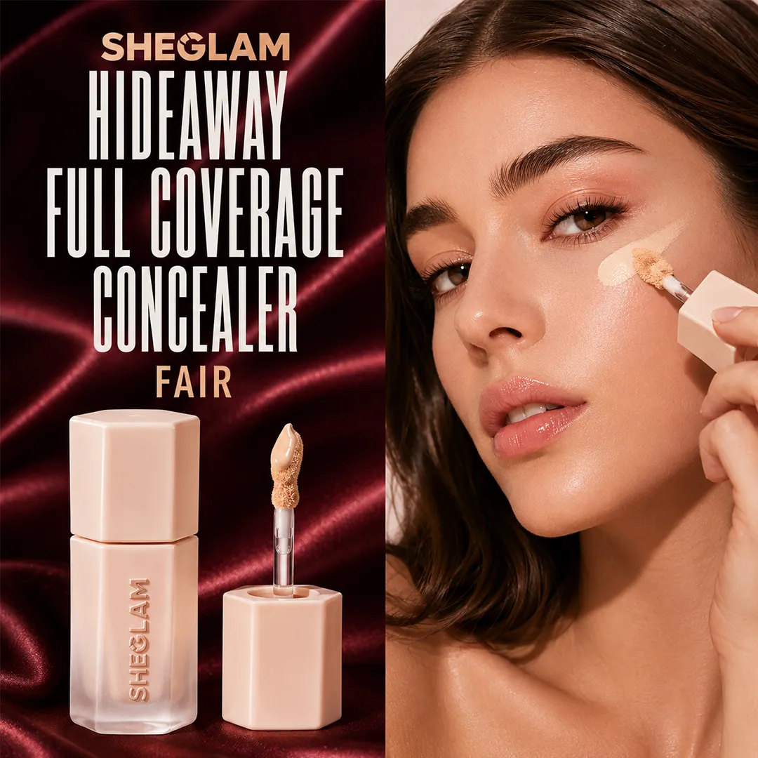 SHEGLAM HIDEAWAY FULL COVERGE CONCEALER 3.5ML FAIR