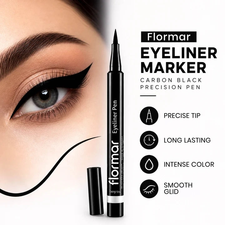 FLORMAR EYELINER PEN MARKER BLACK