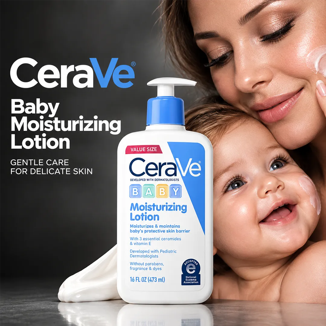 CERAVE BABY MOISTURIZING LOTION 473ML VITAMIN E