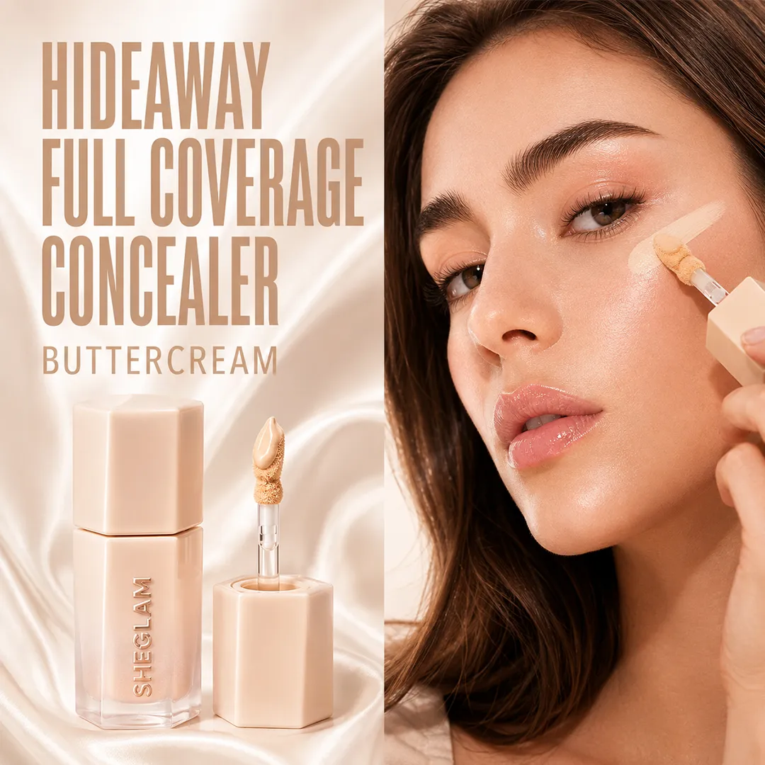 SHEGLAM HIDEAWAY FULL COVERGE CONCEALER 3.5ML BUTTERCREAM
