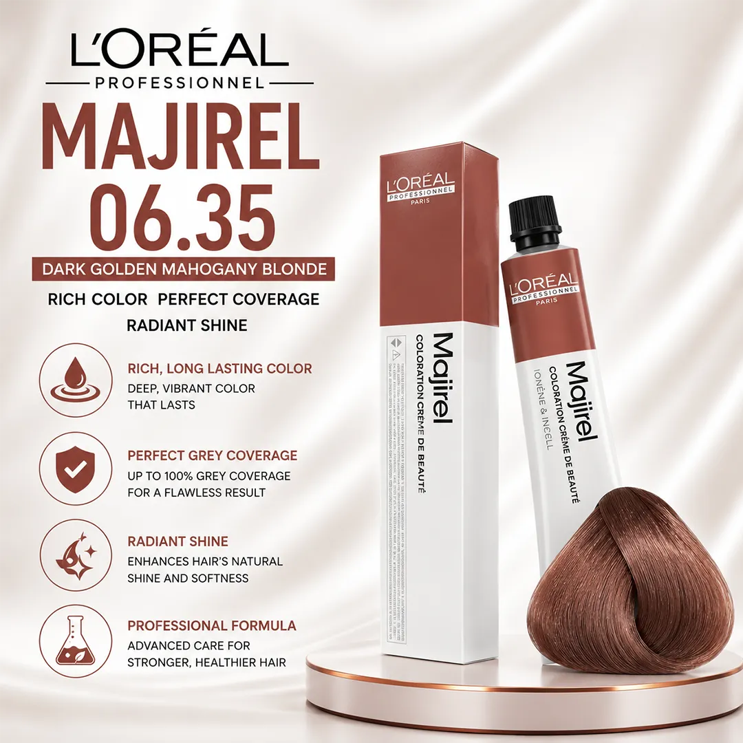 LOREAL PRO MAJIREL HAIR COLOR 06.35